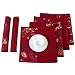 Produktbild Handgemachte Indische Wohnkultur Esszimmer Reversible Bedruckte Baumwolle Tischsets Set 6, 200Tc, 33 X 48 Cm