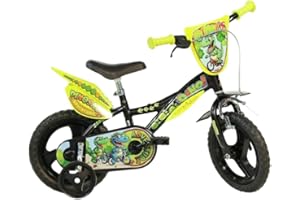 TECNOBIKE SHOP Vélo pour enfant Dino Bikes Dinosaur Dino T Rex - Taille 12"