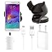 Produktbild Original Lanboo® 4 in1 KFZ Auto Lade Set weiss mit Micro USB Ladekabel Datenkabel + 220V Netzteil + KFZ Adapter Ladegerät + KFZ Auto Mini Halterung für Samsung Galaxy Note 4 SM-N910F
