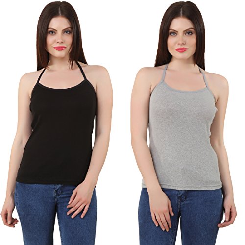 Yati Womens Halter Neck Cotton Camisole(Pack of 2) RS.309 (61.00% Off) - Amazon