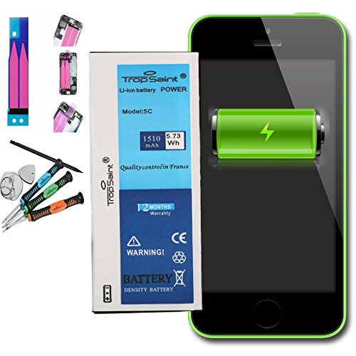 Trop Saint Batterie Interne pour iPhone 5C - 1510mAh Kit de R paration avec Outils et Adhesifs reviews Trop Saint Batterie Interne pour iPhone 5C - 1510mAh Kit de R paration avec Outils et Adhesifs