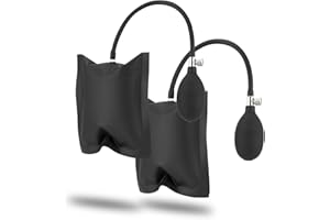 Xzenuo Coussins de Montage, Coussins de Levage, Air Pump Wedge, Coin Gonflable, l'installation de fenêtres et de Portes, Aide à la réparation Automobile, Meubles, Charge jusqu'à 200 kg, 2 pièces.