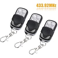 TELECOMANDO PER CANCELLO UNIVERSALE AUTOMATICO A 433,92 MHZ FAAC, NICE, ETC 3 PEZZI