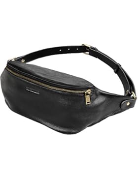 Padieoe Leder Sporttasche Sling Brusttasche Bauchtasche Herren Fanny Packs Messenger Bag
