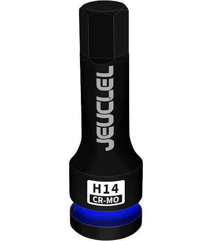 CoCud Torx Bit Socket, 1/4 Drive X T40 S2 Steel CR-V Torx Star Socket Impact Bit Screwdriver Sockets Adapter Applications For Fastening Screws 1 Pieces