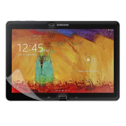 3in1 Set: kwmobile Hülle für Samsung Galaxy Note 10.1 P600 Edition 2014 – 360° Standfunktion Case Tablet Schutzhülle Kunstleder – Smart Cover Tabletcase Schwarz + Folie, kristallklar + Stylus, Schwarz - 6