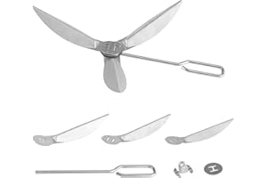 YSISLYBIN Kit Sistema di Pulizia One-Touch da 22-1/2 Pollici Per Parti di Ricambio Per Barbecue Weber da 57 cm Compatibile Con Le Parti di Ricambio Per Barbecue Weber 7444