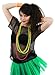 Produktbild Ladies 80s Mesh Tops Fancy Dress Accessory 1980 's Rave T Fishnet Roller Disco 80' S Clubbing in 5 colours Black, Neon Pink, lime green, orange, Yellow (Neon Pink) by Unknown