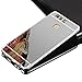Produktbild Huawei P9 Plus 5.5" Mirror Spiegel Harte Hülle, Sunroyal Hard Haut Metall Aluminium Rahmen Case Mirror Spiegel Metall Case Cover - PC Bumper Case Gel Bumper Snap on Hanyhülle Tasche Etui Ultra Slim Schutzhülle, Silber Silver