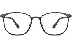LENSKART BLU | Zero Power Blue Cut Computer Glasses | Anti Glare, Lightweight & Blocks Harmful Rays | UV Protection Specs | M