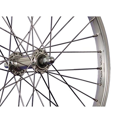 Taylor Wheels Laufrad 20 Zoll Vorderrad Büchel Aluminiumfelge Vollachse silber - 2