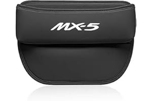 HTPNB Auto Seat Gap Organisateur pour Mazda MX-5 Miata NA NB NC ND, Organiseur De Siège De Voiture Cuir PU Remplisseur D'écart Latéral Boîte,A-Black