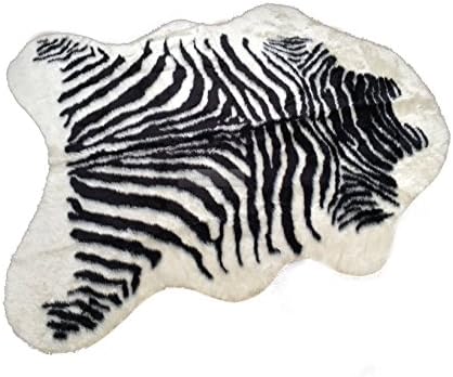 Cow Faux Fur Imitation Leather in3 Sizes Latex Non-Slip Rubber Coating Orient BAZAR24, 150 x 110 cm