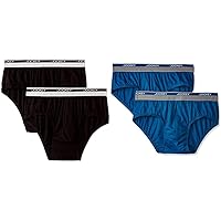 Jockey Men's Cotton Brief (Pack of 2)(Colors & Print May Vary)(color may vary)