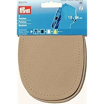 Renforts Imitation Daim Prym 929372 - Thermocollants, 10x14cm | Pour Coudes Et Genoux - Déco Vêtements