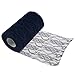 Produktbild 6 Zoll 25 Yard Spitze Tüll Stoff für Hochzeit Dekorative Ribbon Tischläufer Stuhl Dekoration (navy blue)