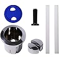 AH0002100R Compatible with Roca D1D Dual Flush Push Button & Plain Push Rods Short Body Chrome