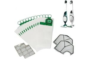 IMPORT GE.RA. EXPORT, GE.RA Kit Risparmio Ricambi Folletto Compatibili VK140 VK150 12 Sacchetti 12 Profumi 2 Griglie