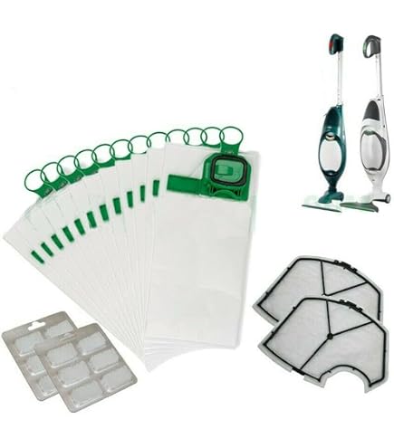 GE.RA FOLLETTO KIT 24 Pezzi: 12 Sacchetti VK140/150 + 12 Profumini Compatibili