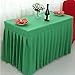 Produktbild Clothes UK- Hotel Meeting Room Polyester Tischdecke Tisch Rock Ausstellung Aktivität Multicolor Tuch Rechteck Tisch Decken Tischdecke (Farbe : Emerald Green, größe : 80x120x75cm)