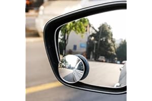 SOBEBEAR Blind Spot Mirrors for Cars Vans truck SUV Pack of 2 Wide Angle Rearview 360 degrees Rotate Sway Frameless