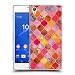 Produktbild Offizielle Micklyn Le Feuvre Hot Pink und Orange Marocco Soft Gel Hülle für Sony Xperia Z3