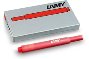 Lamy T10 825 1202076 Wkład Atramentowy, Czerwony, 5 sztuk