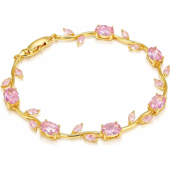 Zibuyu® Dainty Flower Chains for Women Stylish - Rotatable Crystal