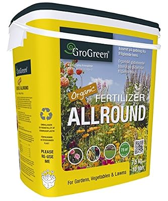 grogreen® organique Bio Engrais universel 4–3 2 + 1% MG + 9% CA, 7,5 kg Seau