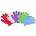 5 Pairs Nylon Scrub Cloth Gloves Exfoliating Wash Skin Spa Foam Shower Bath Massage Glove Random Color