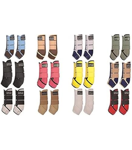 Fasce Protettive Per Gambe Di Cavallo - Set Di 4 In Pile Morbido, Per Spettacoli E Allenamento - Foto 9