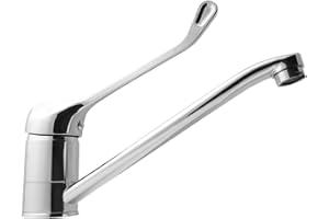 AQUALY Mirtak 14053 - Grifo Monomando para Fregadero Horizontal