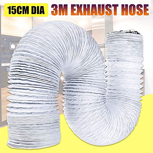 NO LOGO SY-KTLJ, Diamètre de Sortie de Conduit adiabatique de Tuyau d'échappement de climatiseur Flexible de 3 mètres de diamètre 150mm