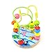 Multi Colors Baby Kid Festival Gift Wooden Around Beads Maze Puzzle Educational Toy(1Pca: Random Color)