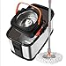 Produktbild Multifunktionaler Wischmopp, neuer verbesserter Edelstahl Deluxe 360 Spin Nass- und Trockenwischer, Easy Wring und Clean Turbo Mikrofaser Wischmopp und Eimer Set