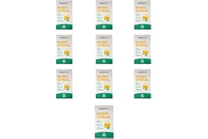 Estropajo de Acero Inoxidable Stanhome, Magic Espiral, Nana - para Cocina, Platos, Vasos y Fregadero (Pack de 10)