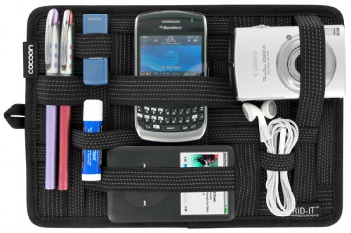 Cocoon CPG8BK-NA GRID-IT  Organizer Medium  26 67 x 19 05 cm  10 5 x 7 5 Zoll  schwarz