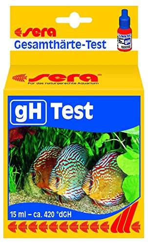 sera 04110 gH-Test 15 ml - Zur einfachen Bestimmung der Gesamthärte, misst zuverlässig und genau im Aquarium oder Teich