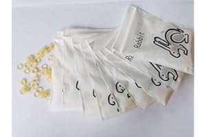 SMILEORTHO Ambra 3/16 Denti elastici dentali Spazio vuoto Elastici ortodontici 2,5 OZ Forza leggera (10 sacchetti = 1000 pezzi)