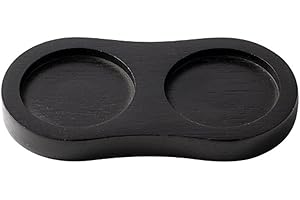 Hoite Plateau de moulin à sel et à poivre en bois, plateau de moulin à poivre, protecteur de table à manger, dessous de verre, support de rangement de cuisine, accessoires de sel