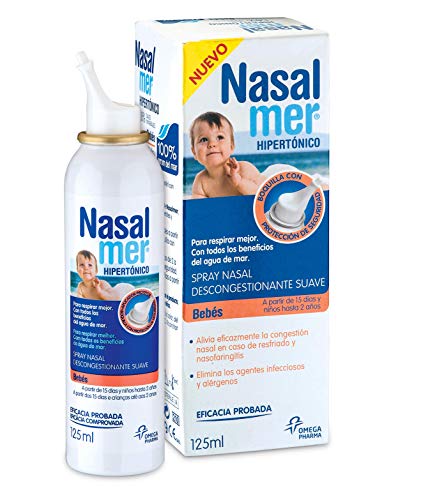 Nasalmer Bebés Spray Contra la Congestión Nasal - Solucipertónica 125 mlón Hi