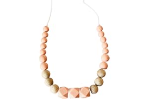 Collier BABY SHELL/Allaitement et portage - Fabrication Française - Modèle Bo.Aime PEACH