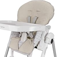 Cuscino Per Seggiolone Pappa Universale - 37x23 Cm, Morbido, Antiscivolo, Adatto Anche Per Ikea - Foto 7