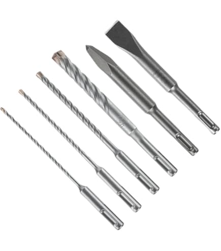 Bosch HCST006 SDS-plus Bulldog Rotary Hammer Bit Set - 6 Pieces