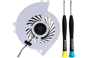 MMOBIEL Wewnętrzna wymiana wentylatora KSB0912HE-KK2M Kompatybilny z PlayStation PS4 CUH-10XX/11xx Inkl Tr8 i (+) śrubokręta [Gra wideo]