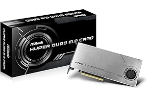 ASROCK Hyper Quad M.2 Card PCIE GEN4X16 NVME 4XM.2 64GB/S