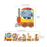 Decowall DA-1406A Tierzüge Wandsticker Wandaufkleber Wandtattoo Kinderzimmer - 6