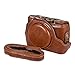 Produktbild CIVIQ Fashion PU Leather Camera Bag Case Fullbody Cover w/Adjustable Neck Strap for Sony RX100M2 RX100M3 RX100M4 RX100M5 Cameras Bag