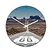 Produktbild Wanduhr ROUTE 66 USA Deco Glas