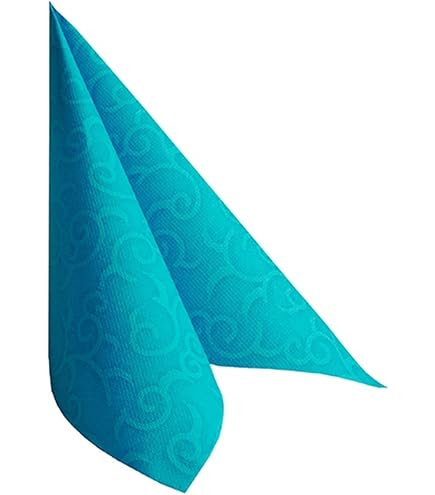 Servietten Hellblau 33x33 Cm – 20 Stück, 3-lagig Für Feste & Feiern